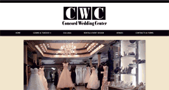 Desktop Screenshot of concordweddingcenter.com